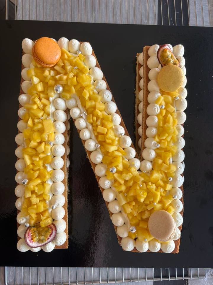Number Cake Mangue & Passion - Partage Gourmand