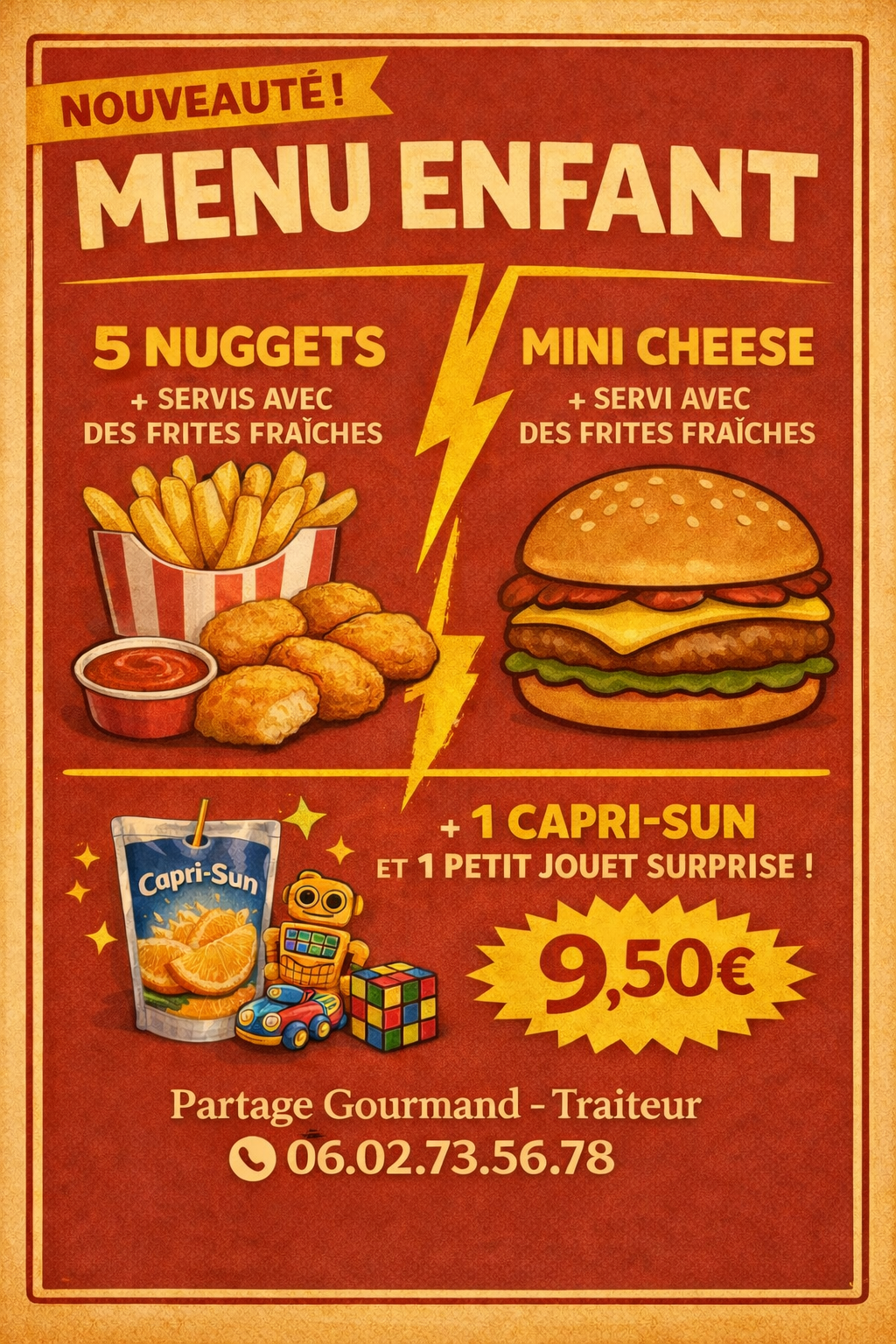 Menu Enfant - 21 juillet