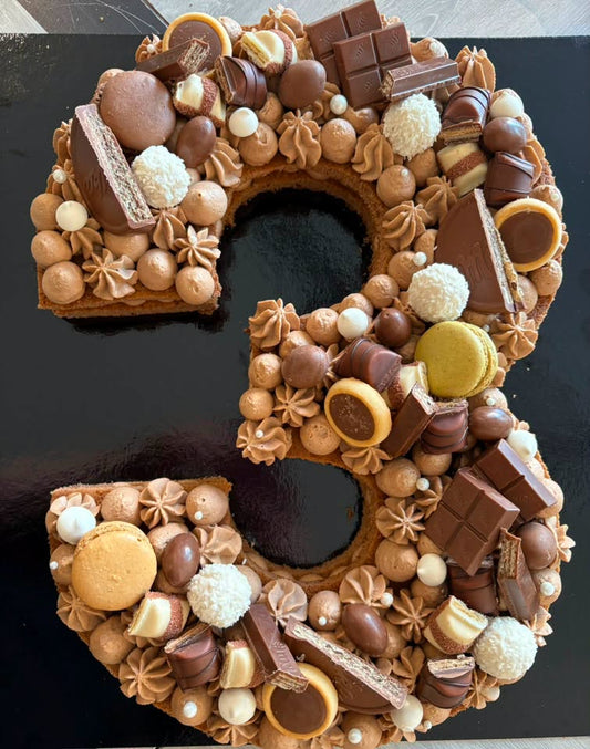 Number Cake Chocolat - 06 personnes