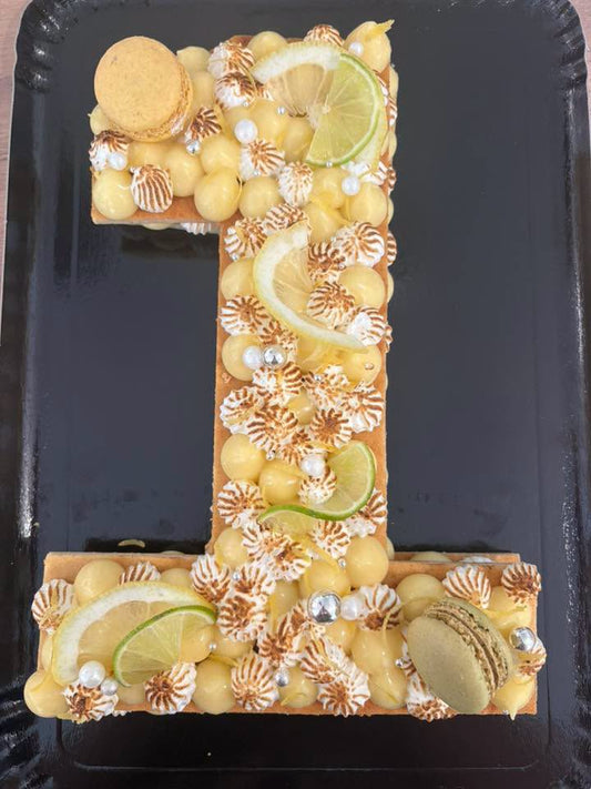 Number Cake Citron Meringué - Partage Gourmand