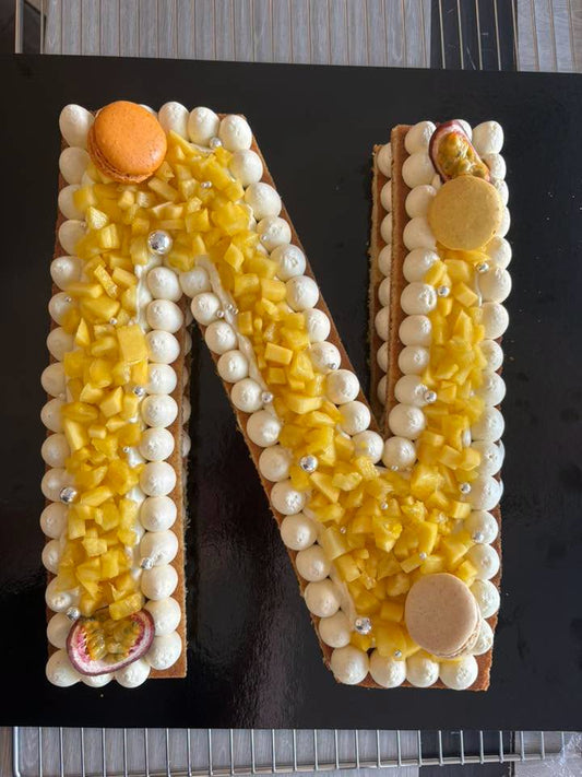 Number Cake Mangue & Passion - Partage Gourmand