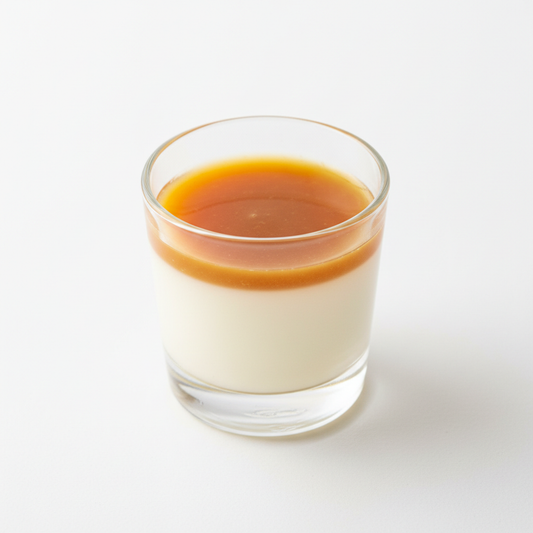 Verrine panna cotta caramel