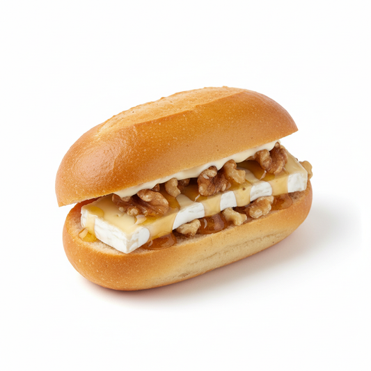 Mini navette camembert, noix, miel