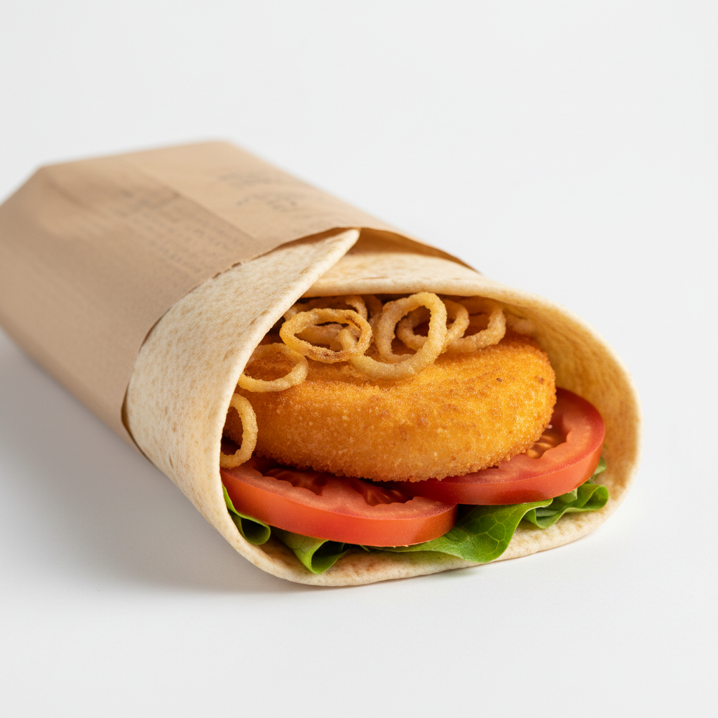 P'tit wrap chèvre pané