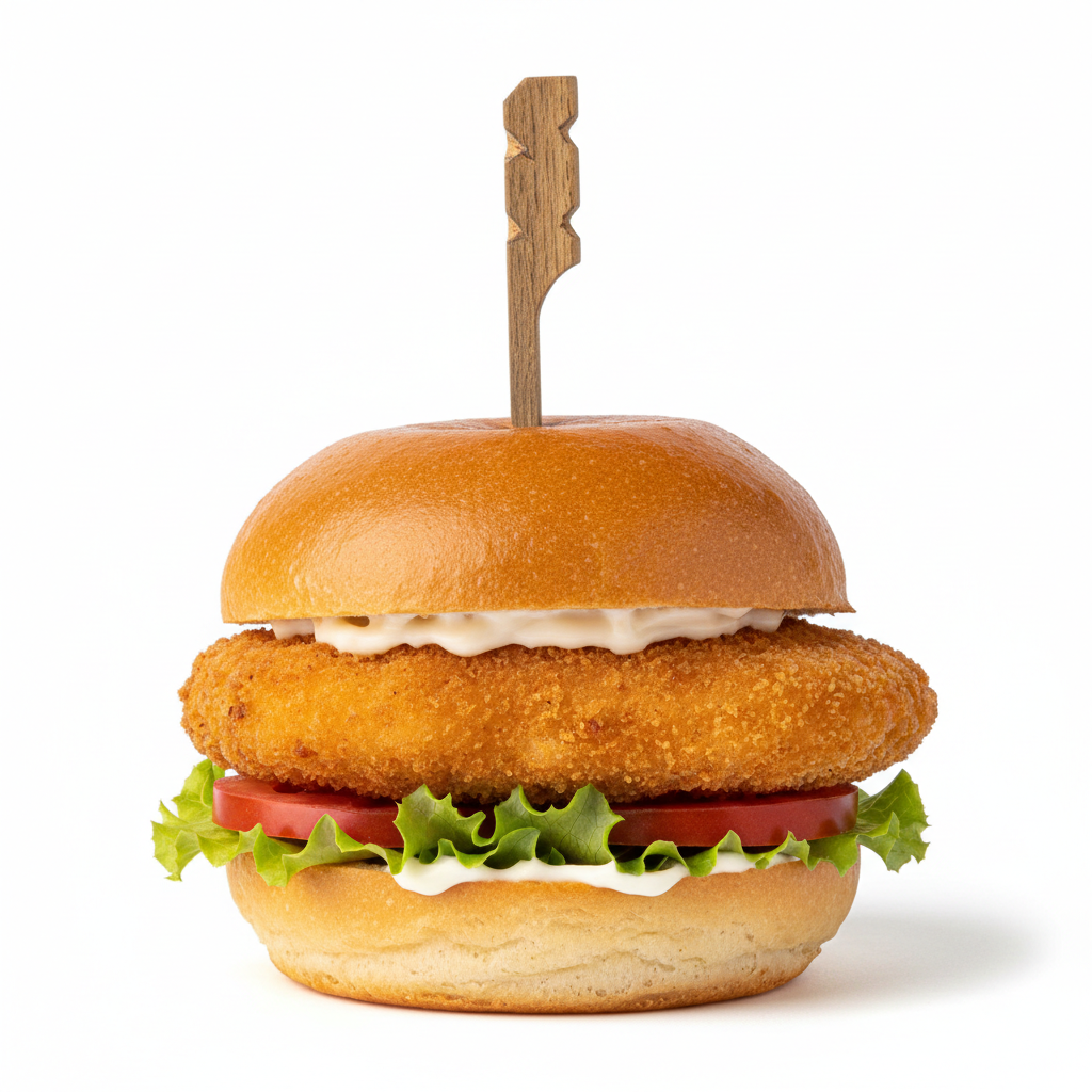 Mini burger poulet pané